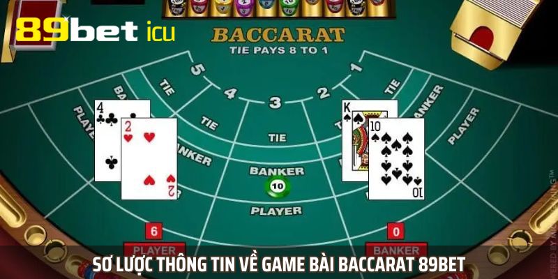 Sơ lược thông tin về game bài Baccarat 89BET